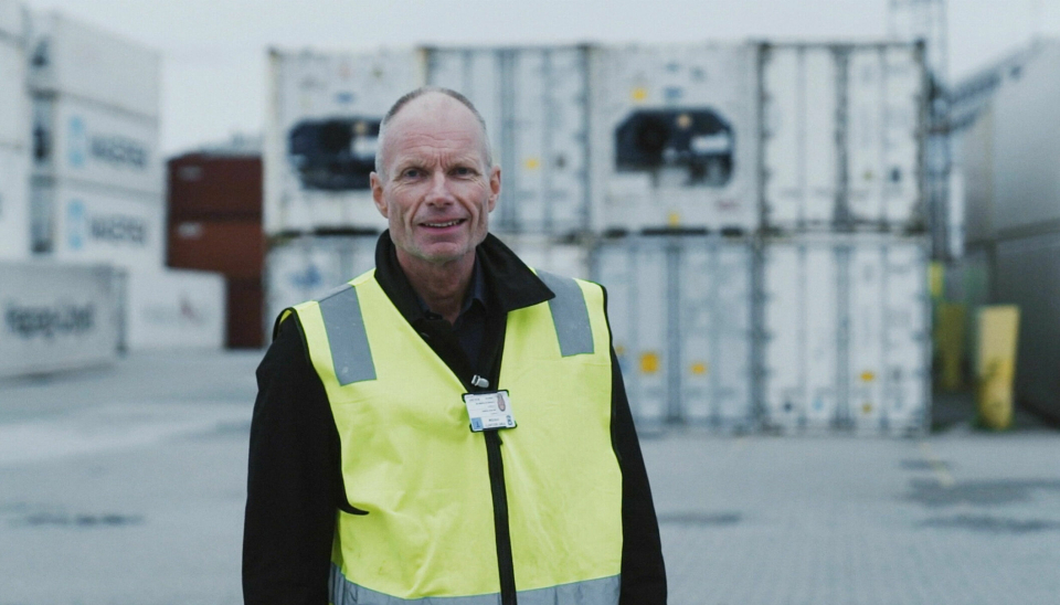FÅR MER PLASS: Jan Arve Hoseth i Tyrholm & Farstad gleder seg til å få mer tumleplass, når selskapet flytter sin container- og terminalvirksomhet neste år