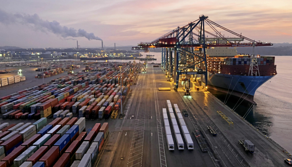 Gøteborg Havn håndterte flere containere i første halvår i år enn samme periode ifjor.