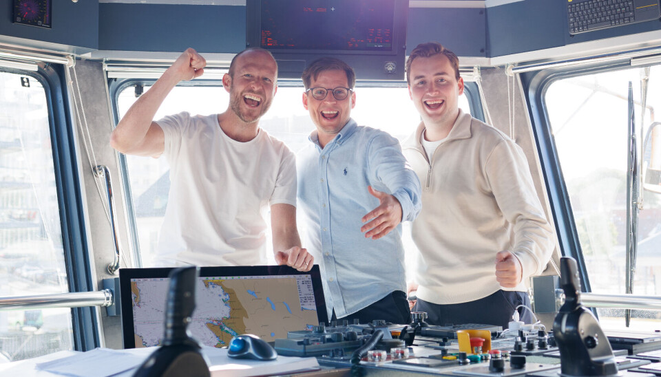 Areidende styreformann Peter Hove Hildebrand (fra venstre), CEO Svein Arild Vatsø og Head of Customer Success Jon Runar Heggelund har stor tro på plattformen Keelspot.