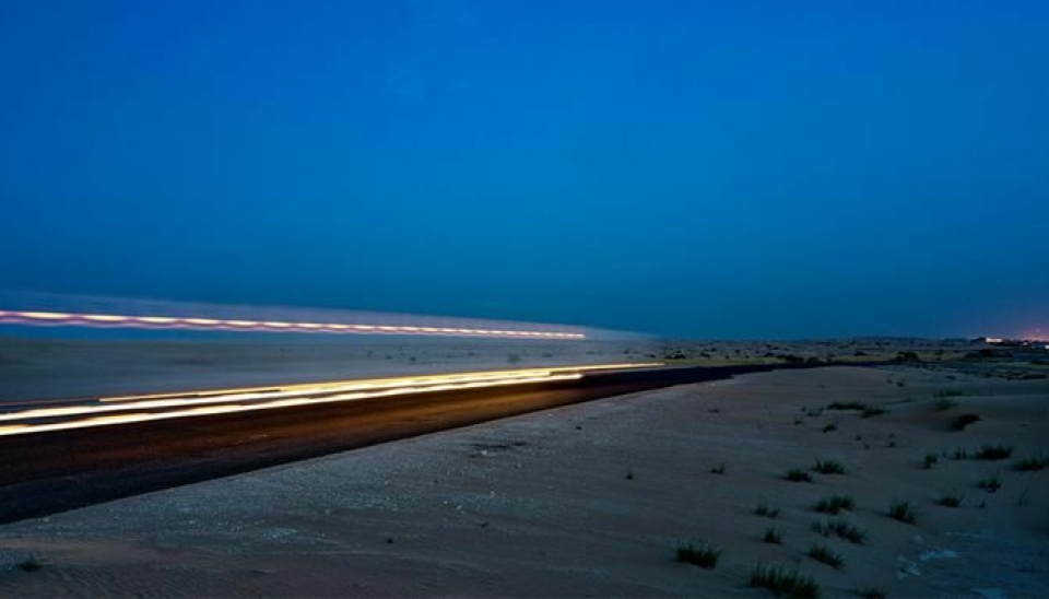 I Saudi-Arabia skal man i Neom bygge en av verdens mest futuristiske byer, 'The Line'. Med på logistikklaget er DSV.