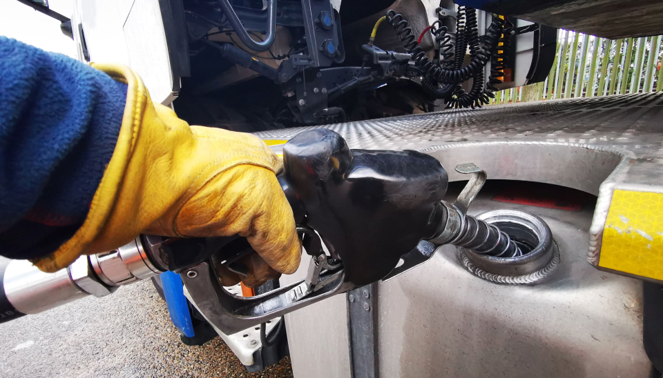 Det er fortsatt trangt ved dieselpumpene på europeiske veier.
