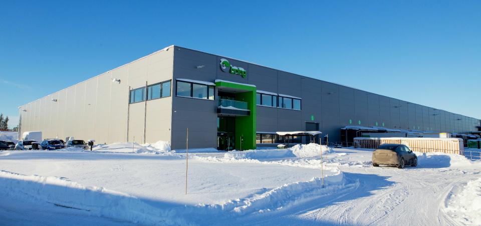 NYBYGG: Bring leier rundt 16.000 kvadratmeter av Fabritius i Oslo Logistikkpark Drøbak.