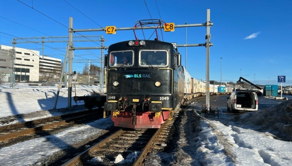Klar for første avgang fra Alnabru med tog 4255.