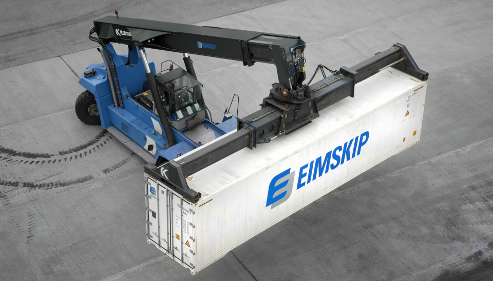 Eimskip leverte sitt nest beste år noensinne i 2023.