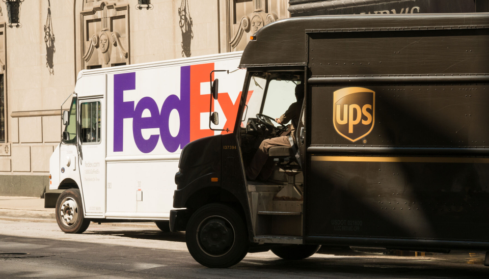 UPS tok innersvingen på FedEx