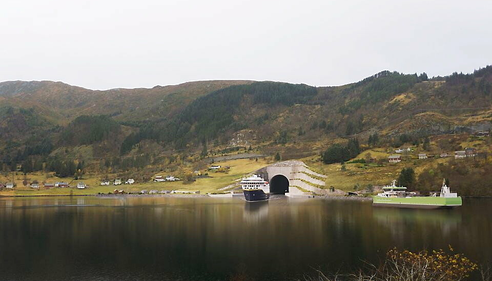 SKIPSTUNNEL: Skal bygges i det værutsatte området på Vestlandet.