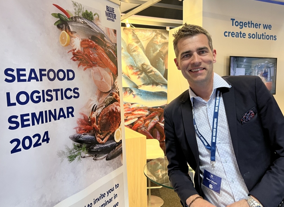 Morten Würgler, general manager Air & Sea i Blue Water Shipping i Norge, traff mange nyttige kontakter i Barcelona.