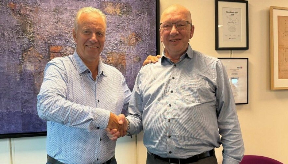 Bjørn Røstad (f.v.), konsernsjef og eier i SR Group, går inn som majoritetseier i Stavanger-selskapet MarLog AS. Gründer og majoritetseier Magne Grønnestad selger livsverket og går over i pensjonistenes rekker.