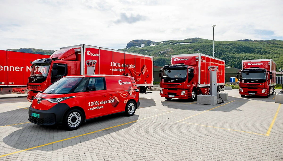 SATSER: Posten satser veldig på elektriske kjøretøy til sin distribusjon, og har fått mye støtte til å etablere egne ladere på sine lokasjoner.