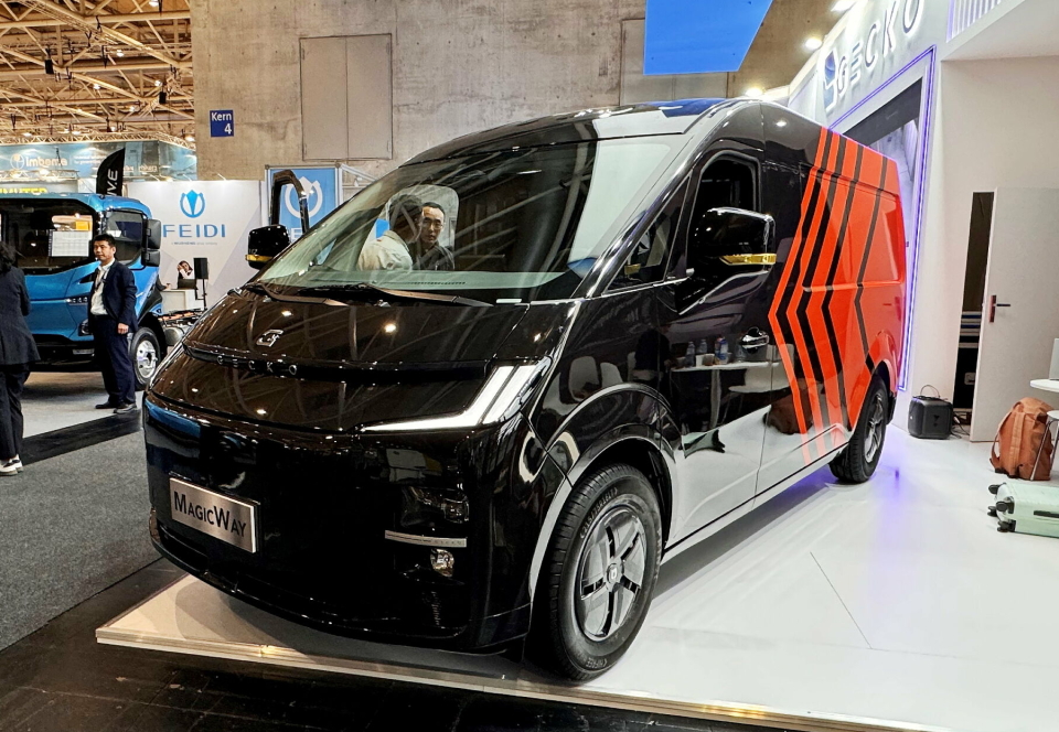 NYTT MERKE: Gecko Magicway dukket opp på årets IAA-messe med rekkevidde på 33 mil.
