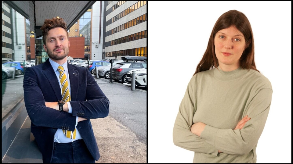 Regiondirektør i NHO Nordland, Hans Christian Hansson, og daglig leder i Ranaregionen Næringsforening, Ingvild Skogvold, er fornøyde med dialogmøtet etter togulykken på Hemnes.