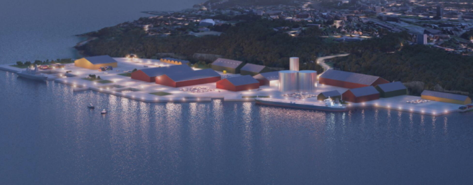 Slik ser Narvik Havn for seg at den nye næringsparken kan se ut.